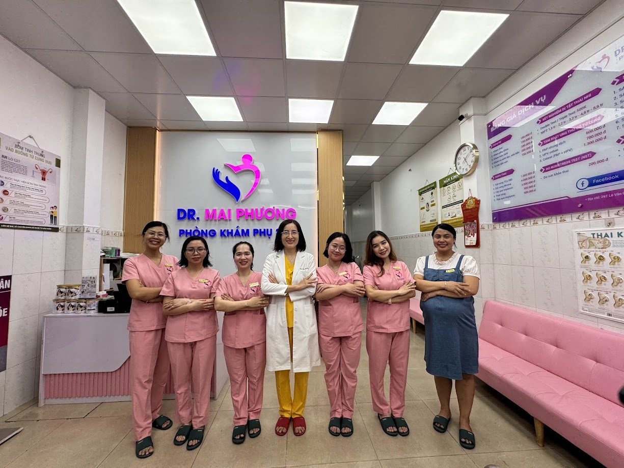 Đội ngũ nhân viên Phòng khám Sản Phụ khoa Mai Phương