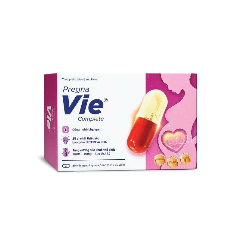 Pregna Vie Complete vitamin tổng hợp cho bà bầu, Lutein và DHA